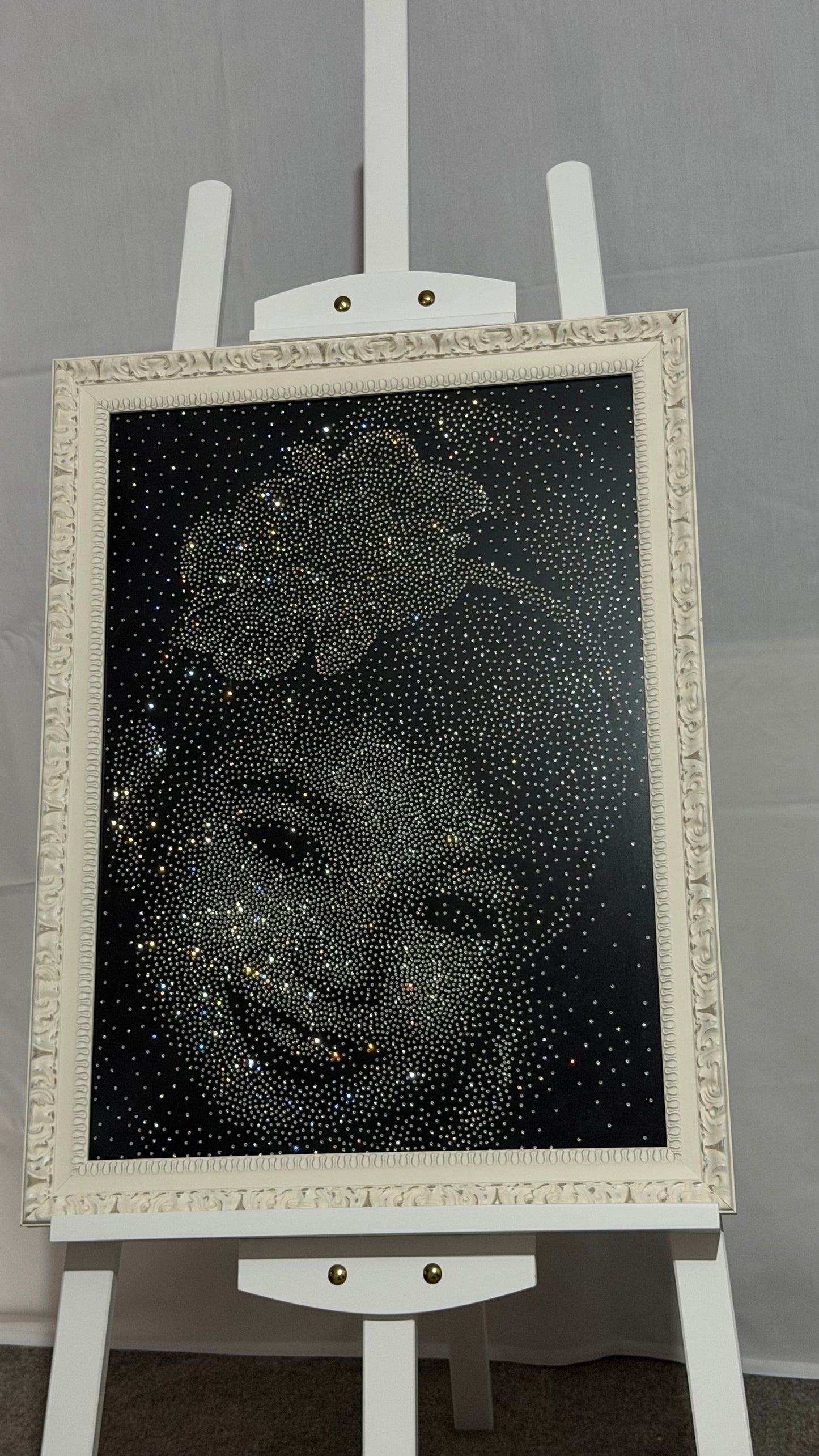 Custom Handmade Rhinestone Portraits