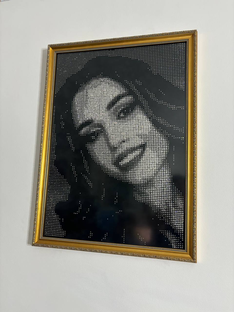 Custom Handmade Rhinestone Portraits