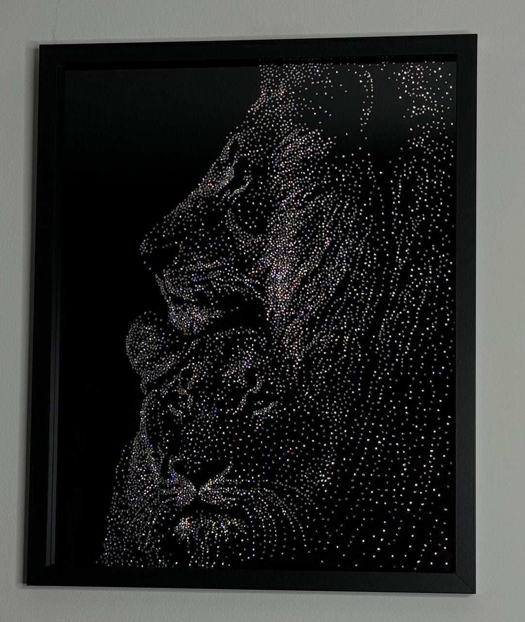Lion & Lioness Rhinestone Artwork