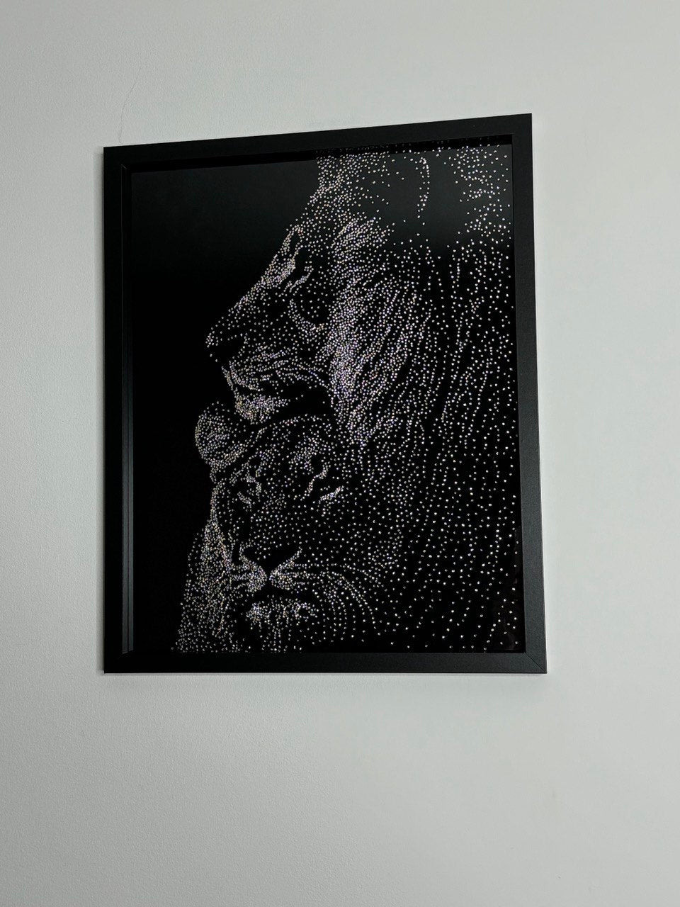 Lion & Lioness Rhinestone Artwork