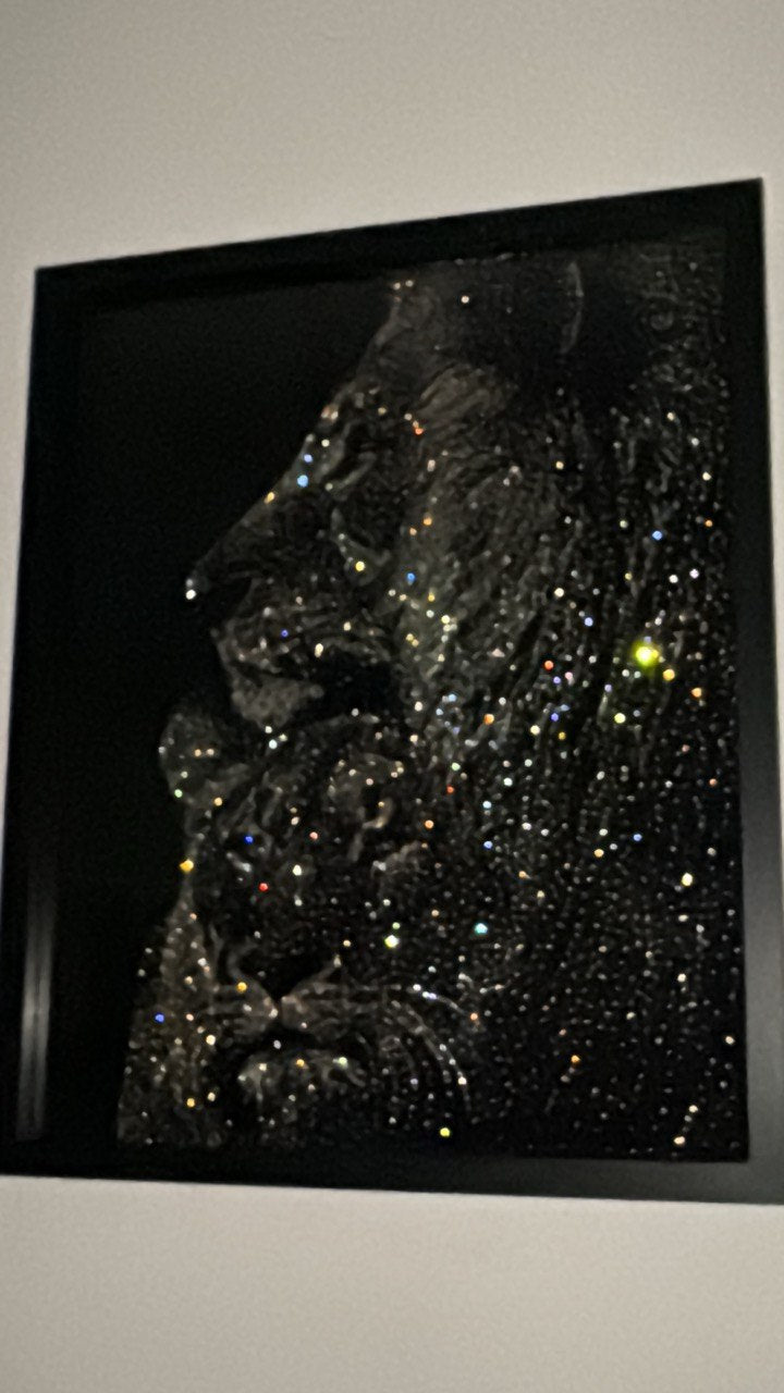 Lion & Lioness Rhinestone Artwork