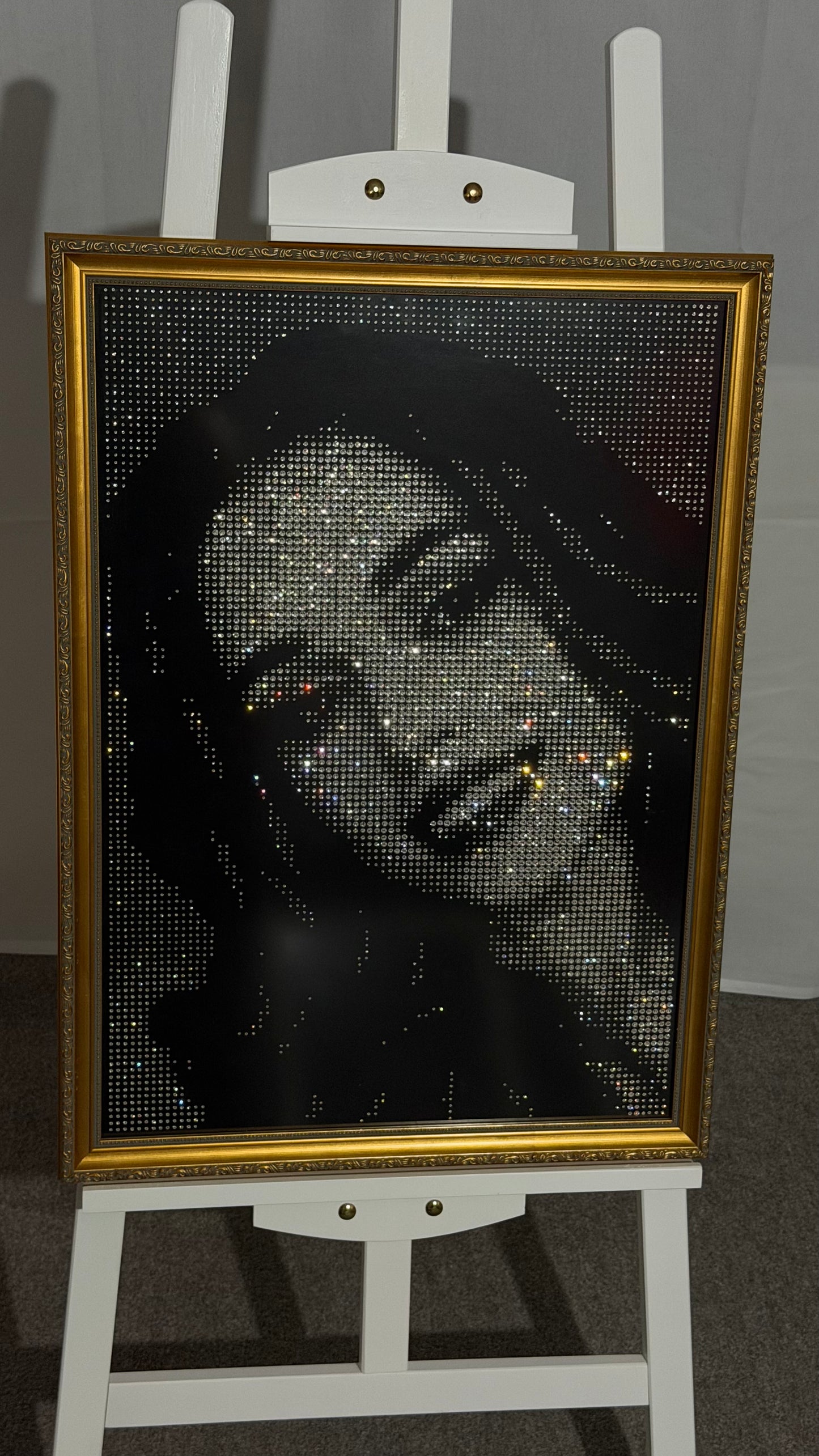 Custom Handmade Rhinestone Portraits