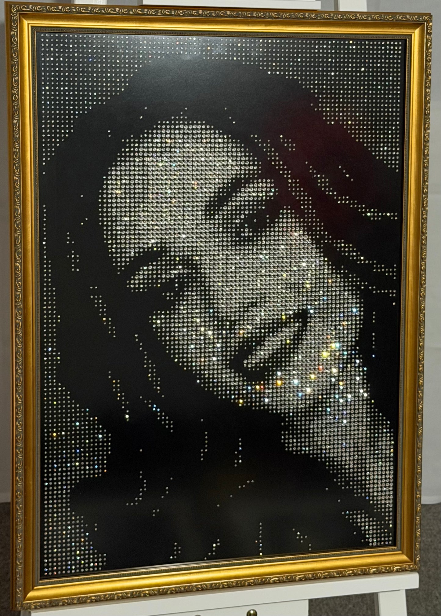 Custom Handmade Rhinestone Portraits