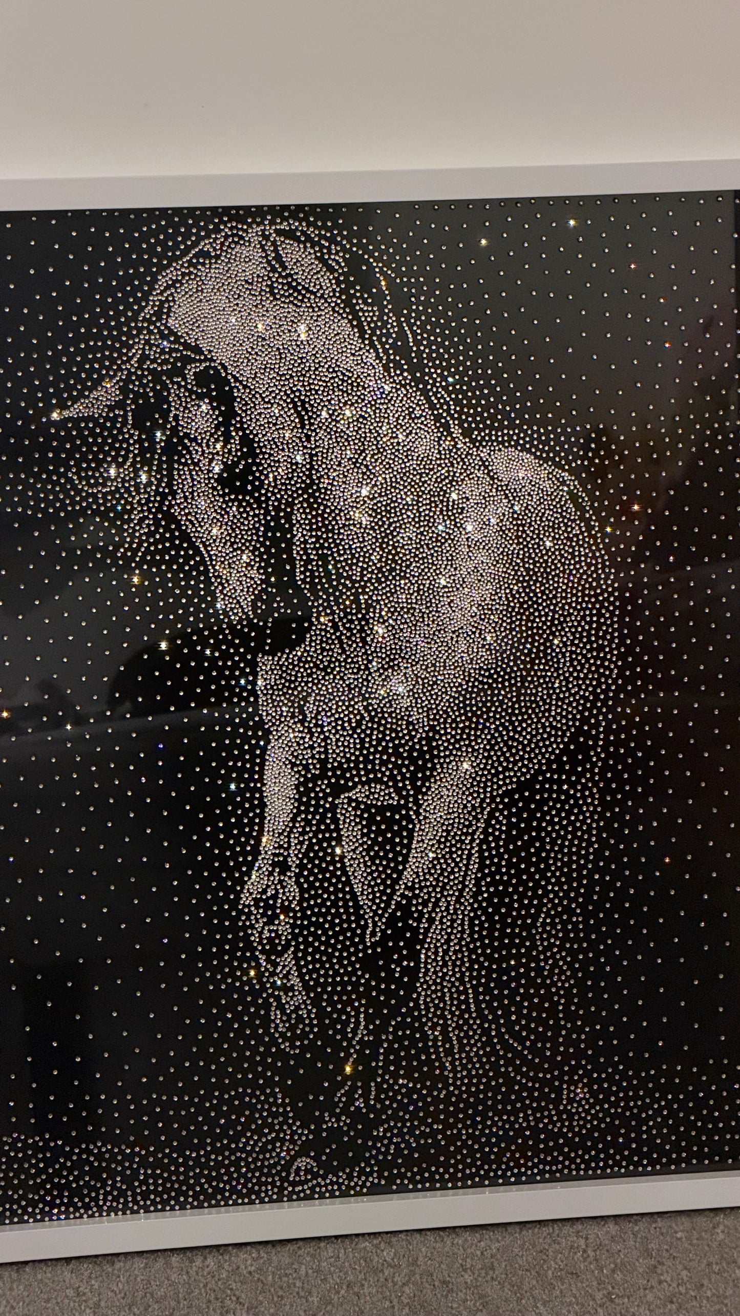 Luxury Horse Rhinestone Artwork