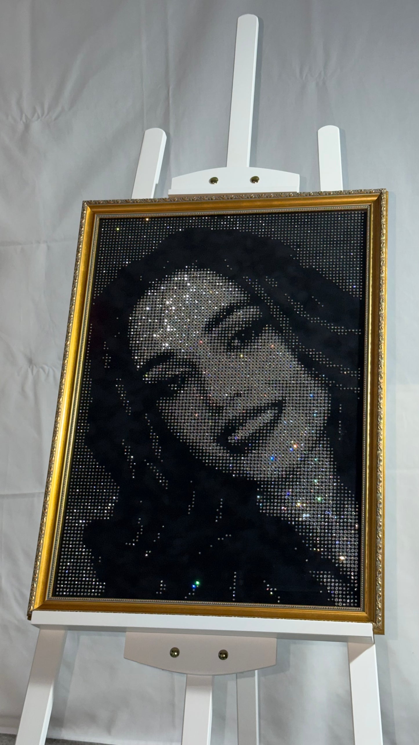 Custom Handmade Rhinestone Portraits